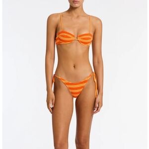 TRIANGL xs MALA - REINI orange towel bikini set
